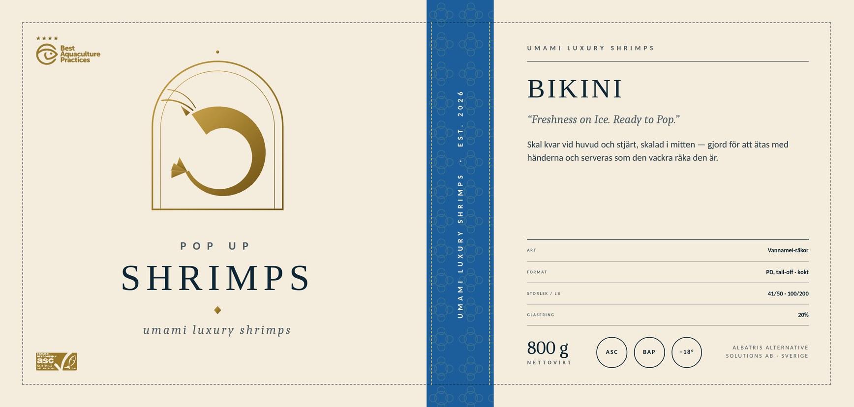Bikini — förpackning