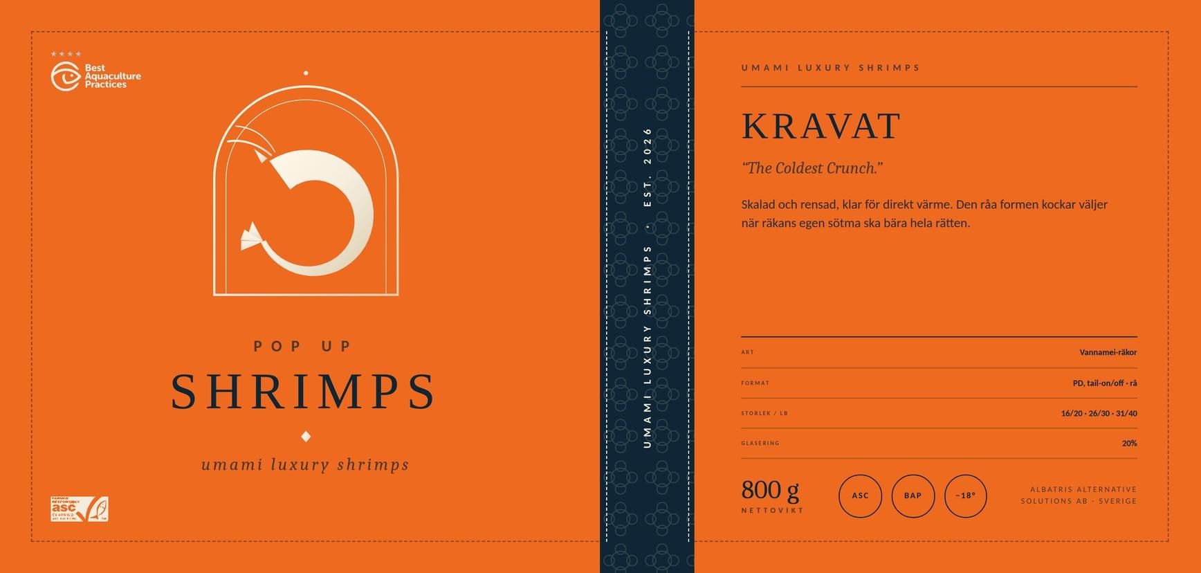 Kravat — förpackning